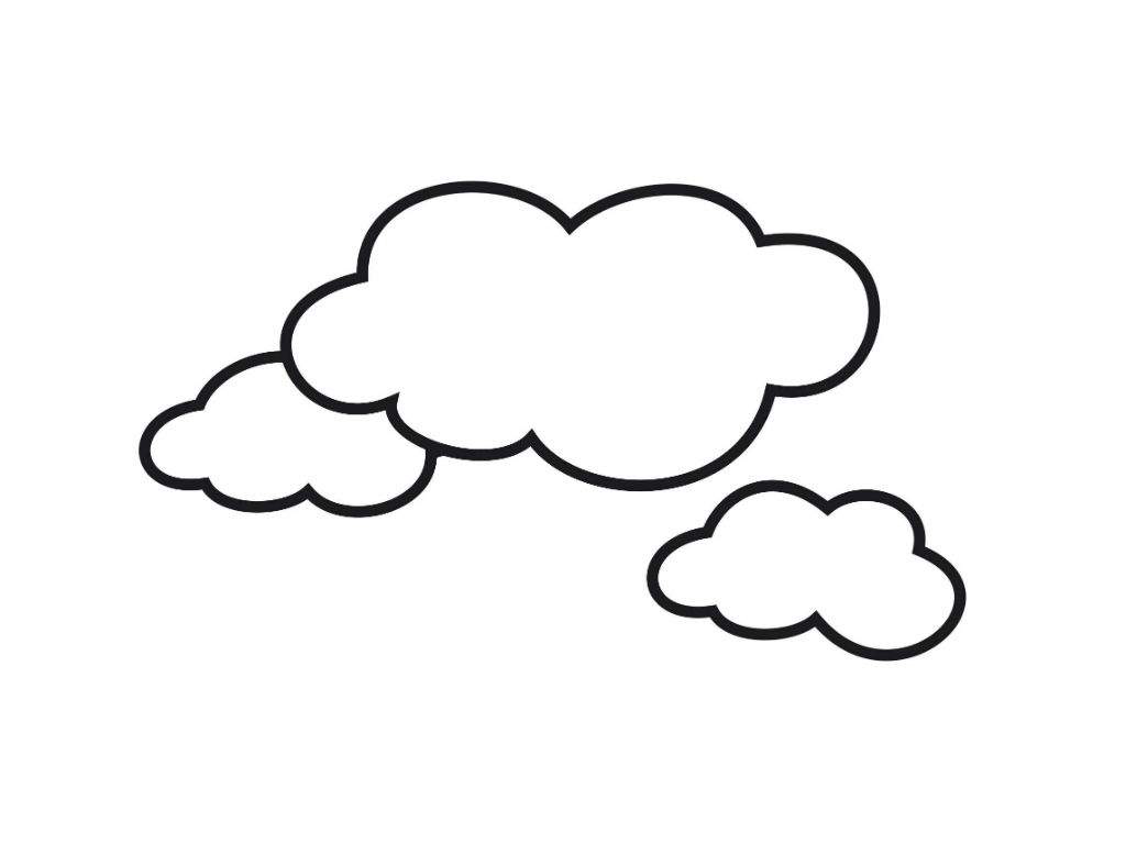 Раскраска: облако (природа) #157302 - Бесплатные раскраски для печати