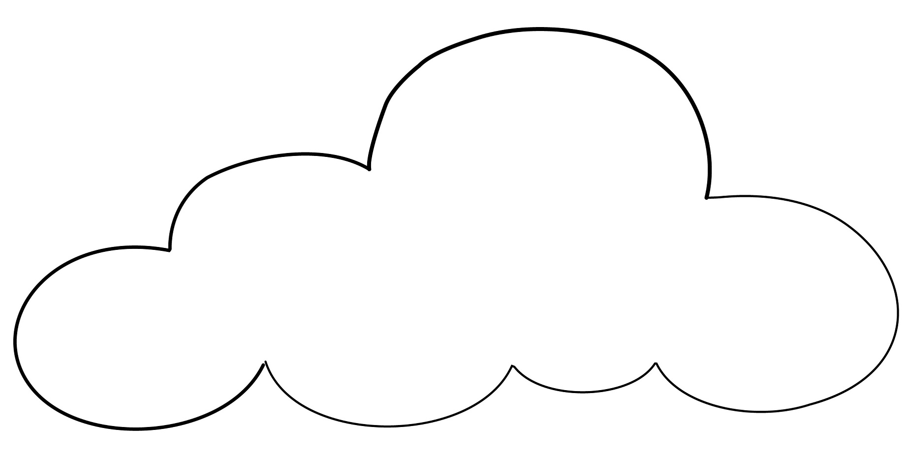 Раскраска: облако (природа) #157308 - Бесплатные раскраски для печати