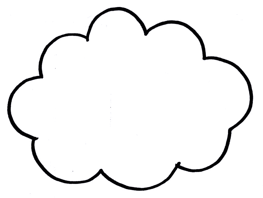 Раскраска: облако (природа) #157313 - Бесплатные раскраски для печати