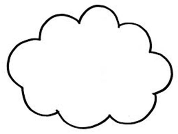 Раскраска: облако (природа) #157320 - Бесплатные раскраски для печати