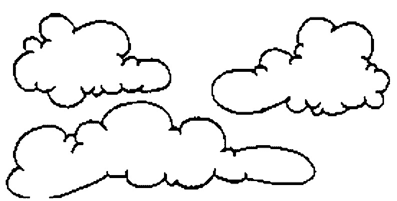 Раскраска: облако (природа) #157323 - Бесплатные раскраски для печати