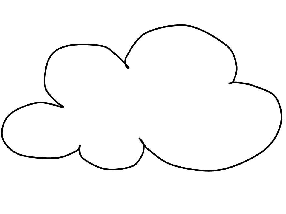 Раскраска: облако (природа) #157327 - Бесплатные раскраски для печати