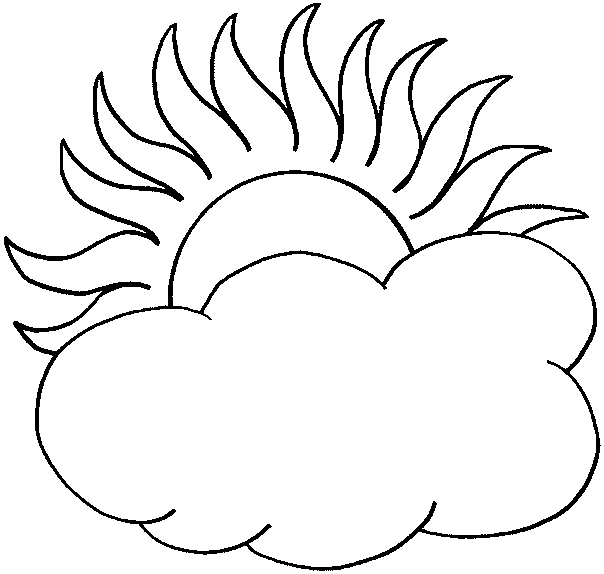 Раскраска: облако (природа) #157349 - Бесплатные раскраски для печати