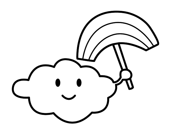 Раскраска: облако (природа) #157357 - Бесплатные раскраски для печати