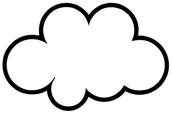 Раскраска: облако (природа) #157366 - Бесплатные раскраски для печати