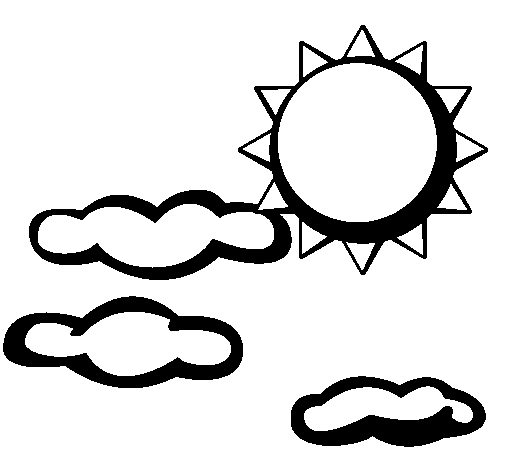 Раскраска: облако (природа) #157370 - Бесплатные раскраски для печати