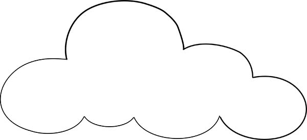 Раскраска: облако (природа) #157392 - Бесплатные раскраски для печати