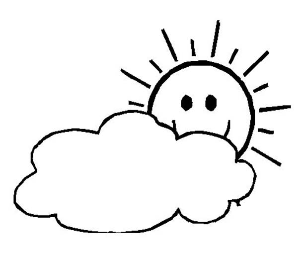 Раскраска: облако (природа) #157398 - Бесплатные раскраски для печати