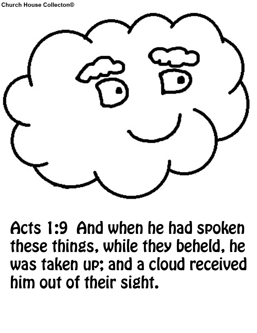Раскраска: облако (природа) #157401 - Бесплатные раскраски для печати