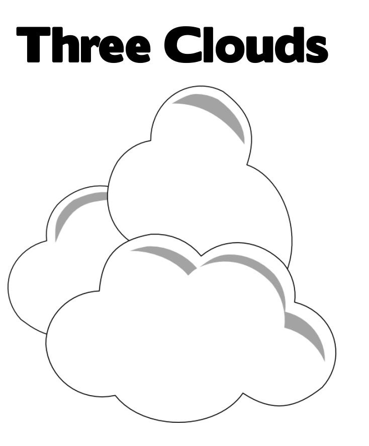Раскраска: облако (природа) #157404 - Бесплатные раскраски для печати