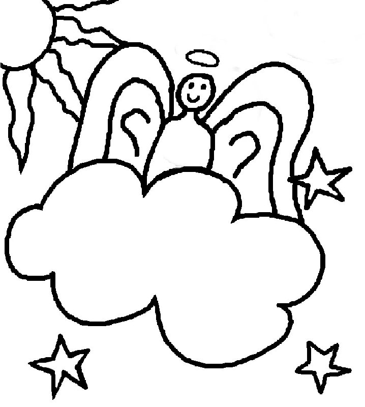 Раскраска: облако (природа) #157450 - Бесплатные раскраски для печати