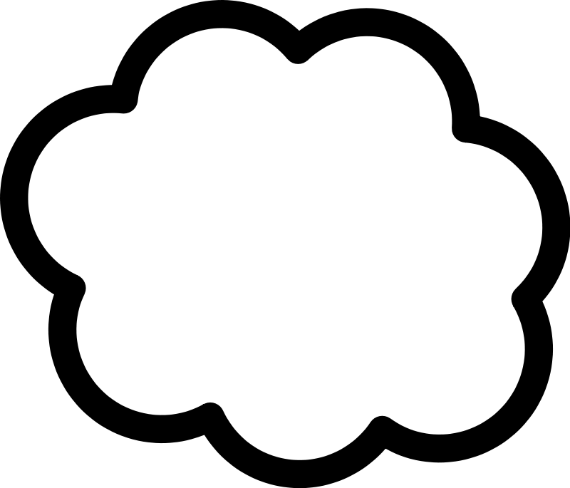 Раскраска: облако (природа) #157492 - Бесплатные раскраски для печати