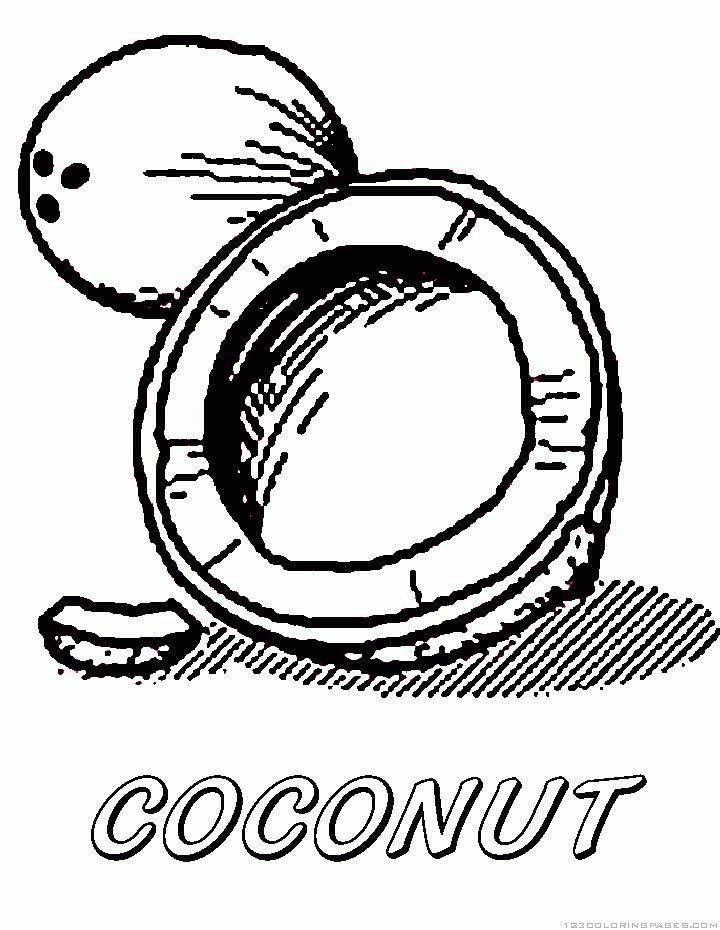 Раскраска: кокосовый (природа) #162373 - Бесплатные раскраски для печати