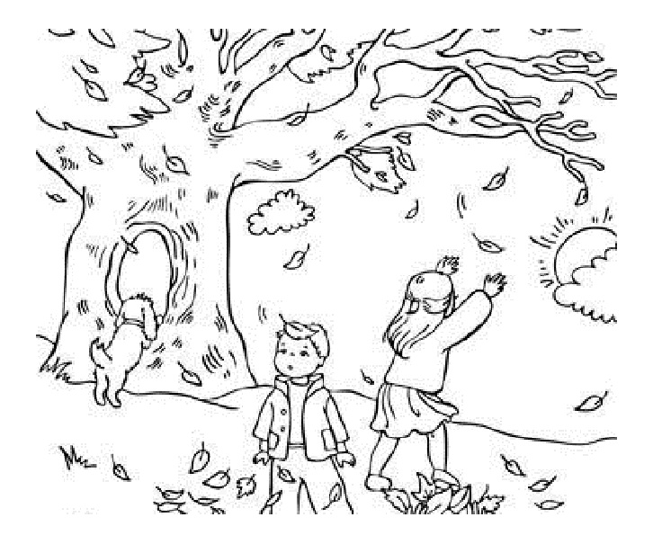 Раскраска: Осенний сезон (природа) #164039 - Бесплатные раскраски для печати
