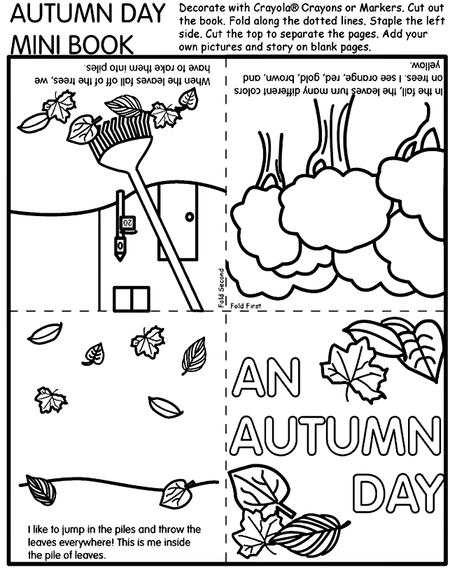 Раскраска: Осенний сезон (природа) #164057 - Бесплатные раскраски для печати