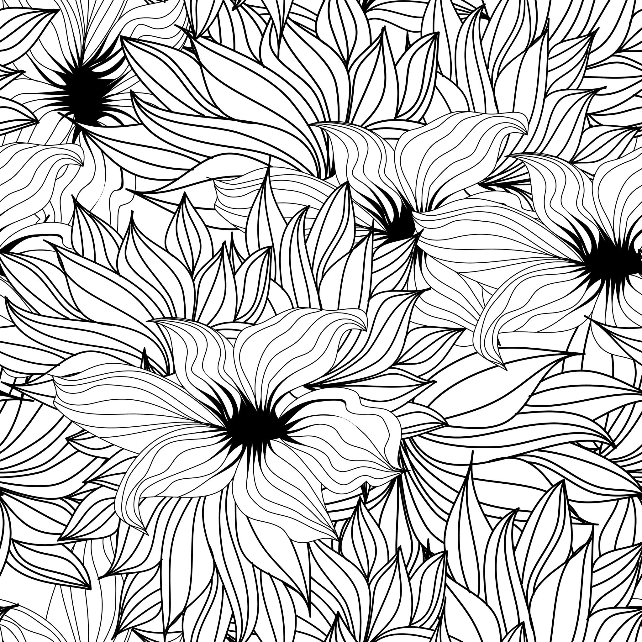 Раскраска: цветы (природа) #155107 - Бесплатные раскраски для печати