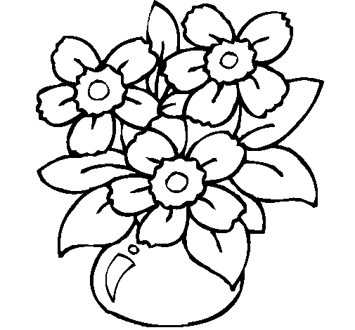 Раскраска: цветы (природа) #155122 - Бесплатные раскраски для печати