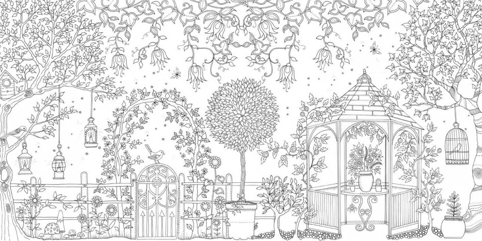 Раскраска: сад (природа) #166354 - Бесплатные раскраски для печати