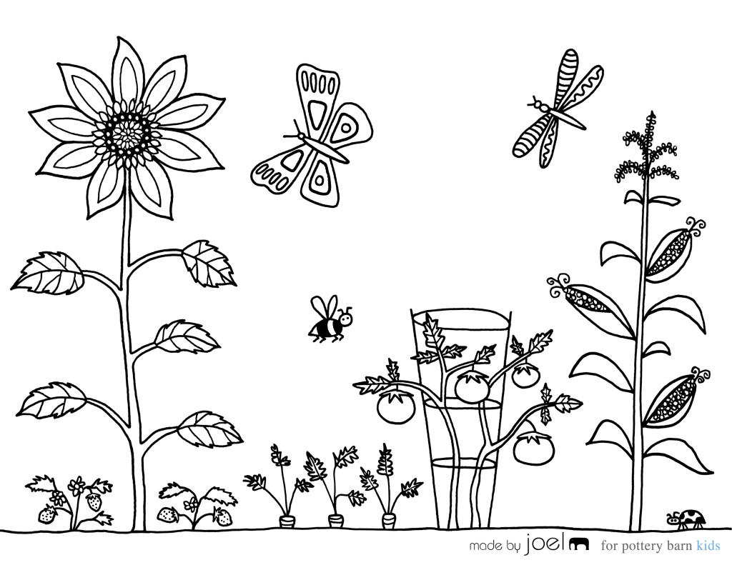 Раскраска: сад (природа) #166426 - Бесплатные раскраски для печати