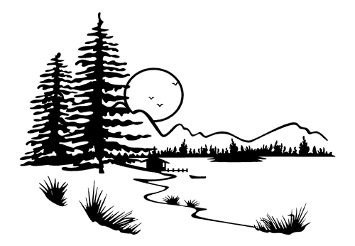 Раскраска: озеро (природа) #166133 - Бесплатные раскраски для печати