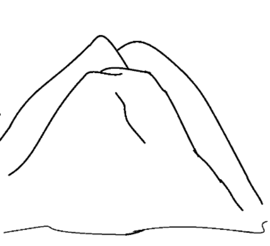 Раскраска: гора (природа) #156493 - Бесплатные раскраски для печати