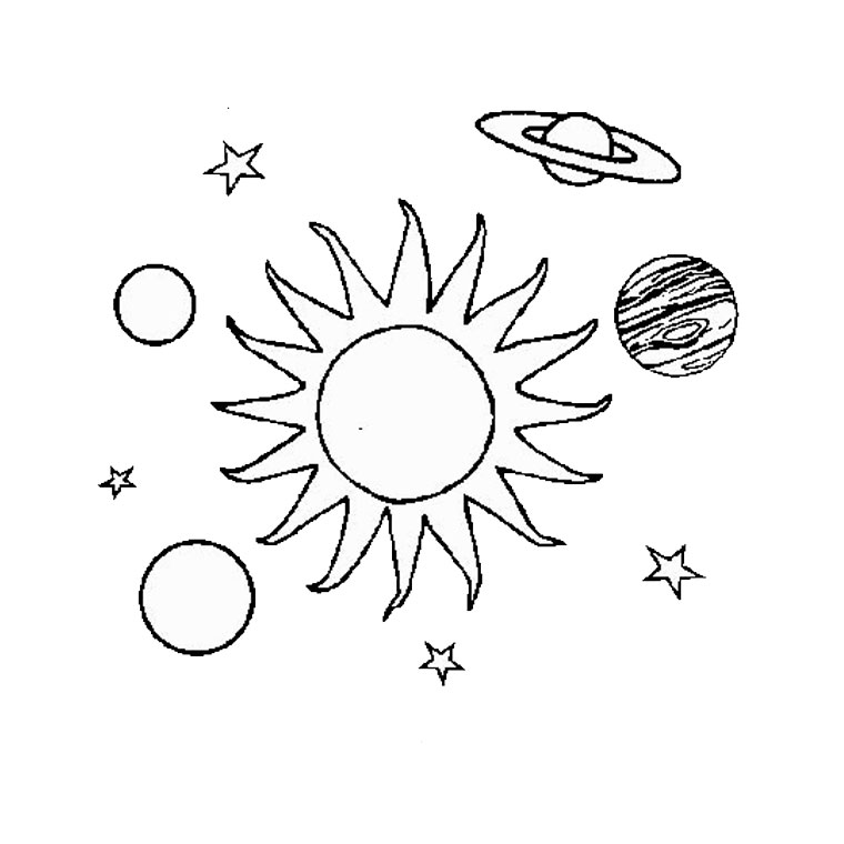 Раскраска: планета (природа) #157611 - Бесплатные раскраски для печати
