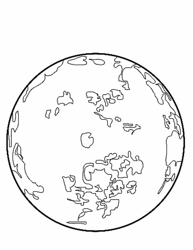 Раскраска: планета (природа) #157620 - Бесплатные раскраски для печати