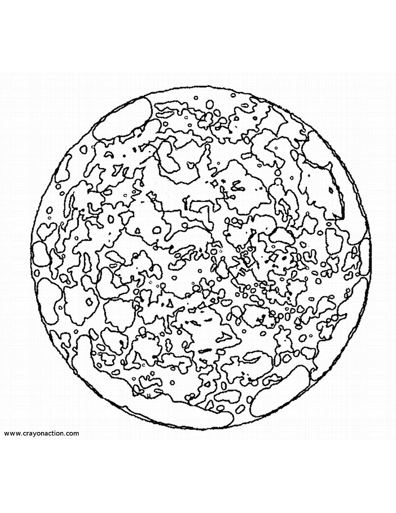 Раскраска: планета (природа) #157635 - Бесплатные раскраски для печати