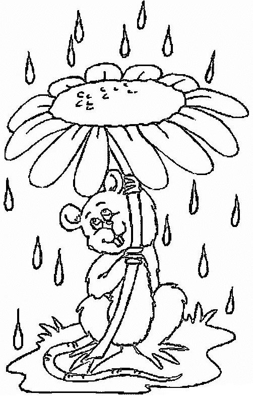Раскраска: дождь (природа) #158213 - Бесплатные раскраски для печати