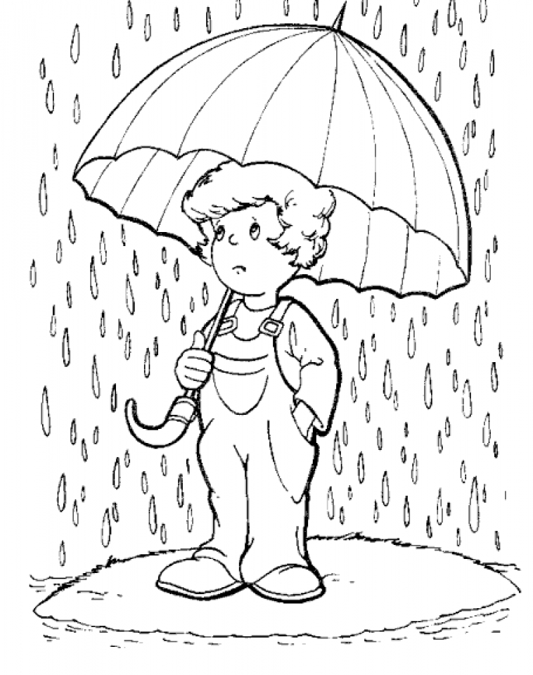 Раскраска: дождь (природа) #158215 - Бесплатные раскраски для печати