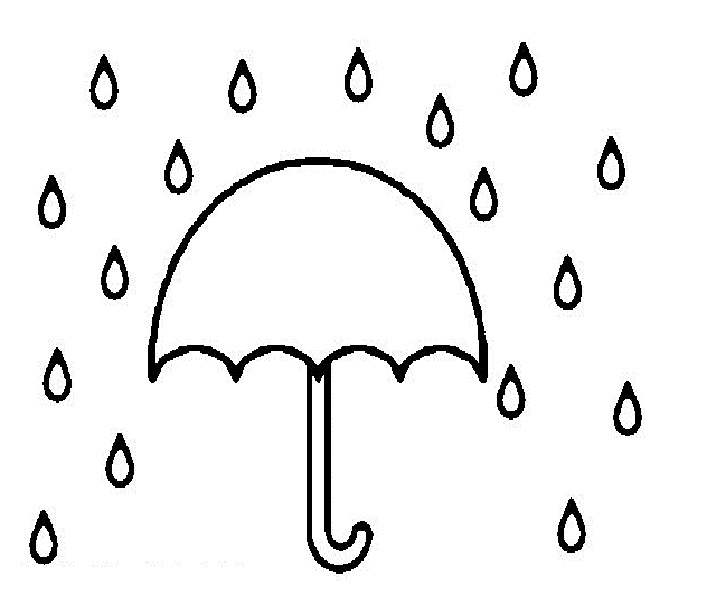 Раскраска: дождь (природа) #158227 - Бесплатные раскраски для печати