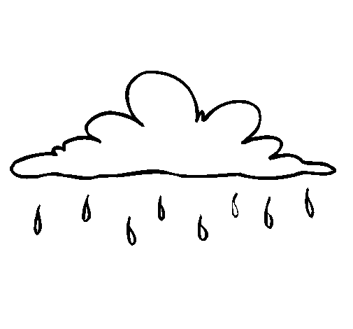 Раскраска: дождь (природа) #158251 - Бесплатные раскраски для печати