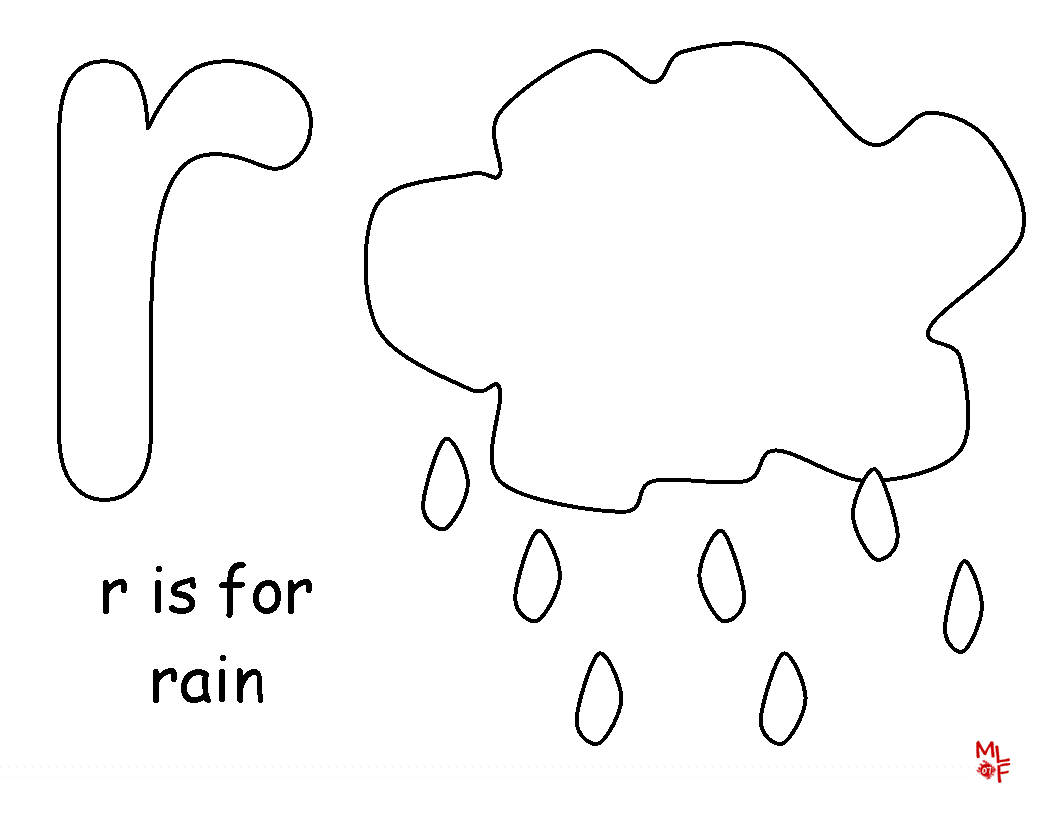 Раскраска: дождь (природа) #158360 - Бесплатные раскраски для печати