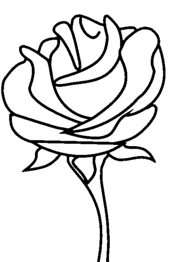 Раскраска: розы (природа) #161876 - Бесплатные раскраски для печати