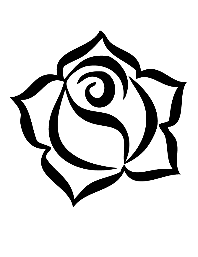 Раскраска: розы (природа) #161903 - Бесплатные раскраски для печати