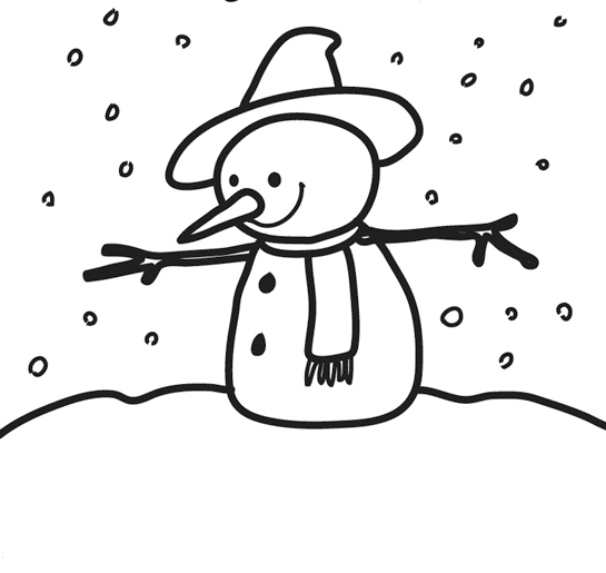 Раскраска: снег (природа) #158548 - Бесплатные раскраски для печати