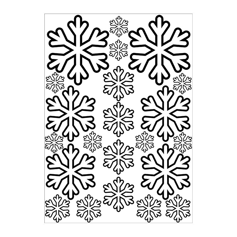 Раскраска: снежинка (природа) #160486 - Бесплатные раскраски для печати