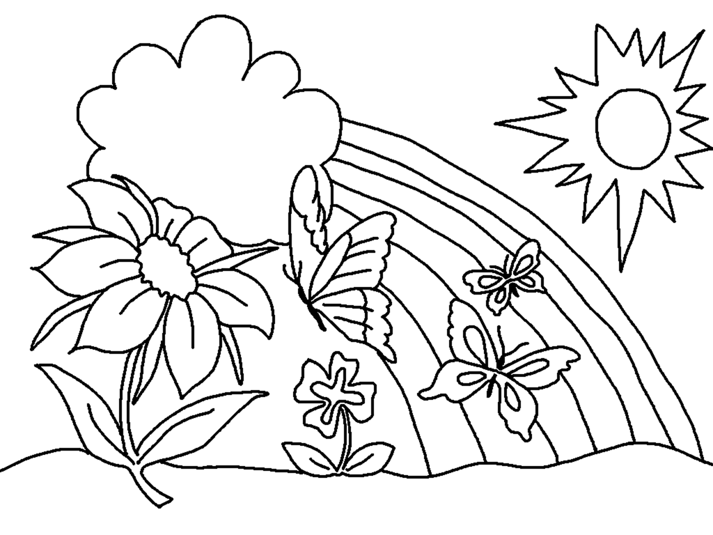 Раскраска: Весенний сезон (природа) #164748 - Бесплатные раскраски для печати