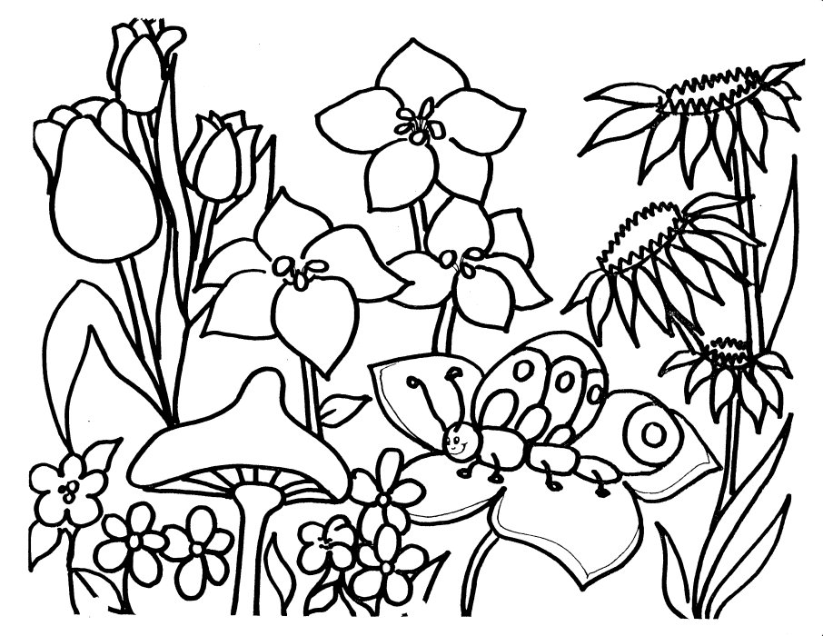 Раскраска: Весенний сезон (природа) #164761 - Бесплатные раскраски для печати