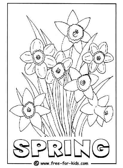 Раскраска: Весенний сезон (природа) #165017 - Бесплатные раскраски для печати