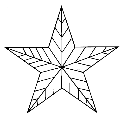 Раскраска: звезда (природа) #155892 - Бесплатные раскраски для печати
