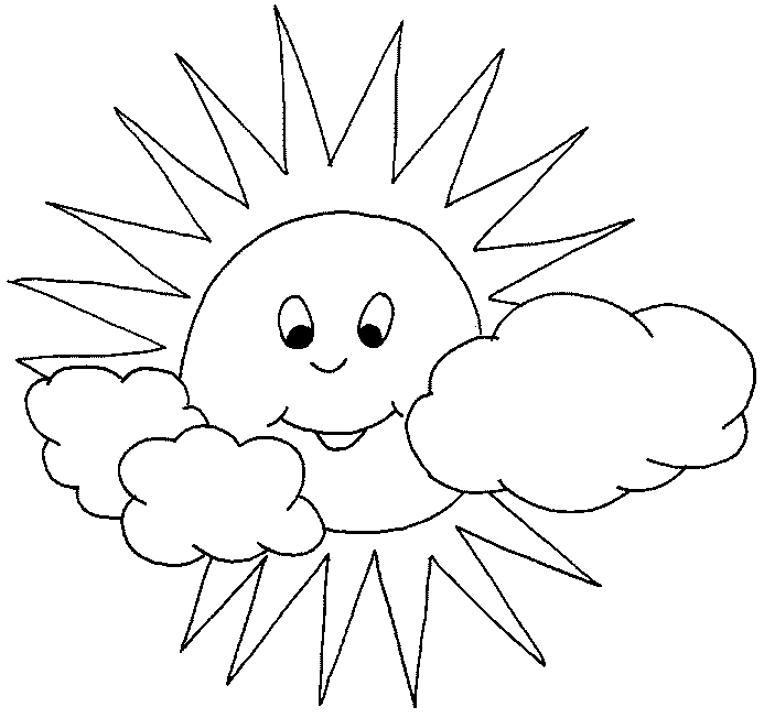 Раскраска: солнце (природа) #157901 - Бесплатные раскраски для печати