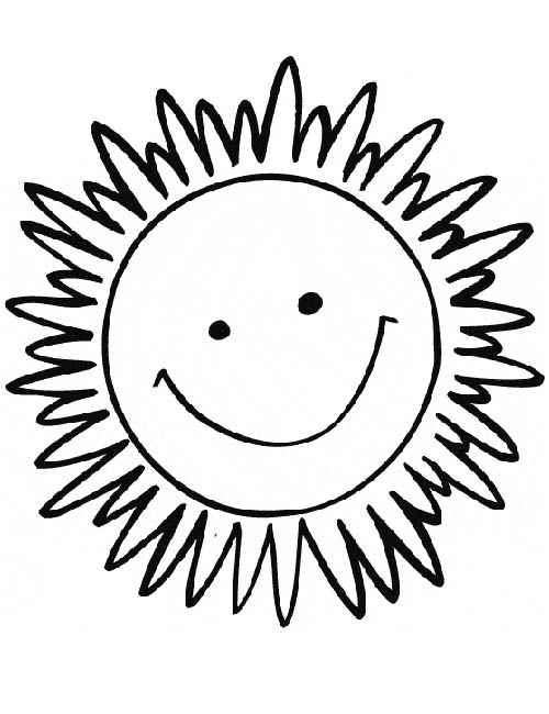 Раскраска: солнце (природа) #157922 - Бесплатные раскраски для печати