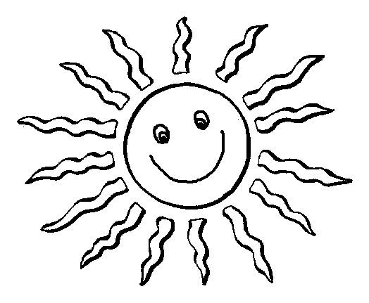Раскраска: солнце (природа) #157929 - Бесплатные раскраски для печати
