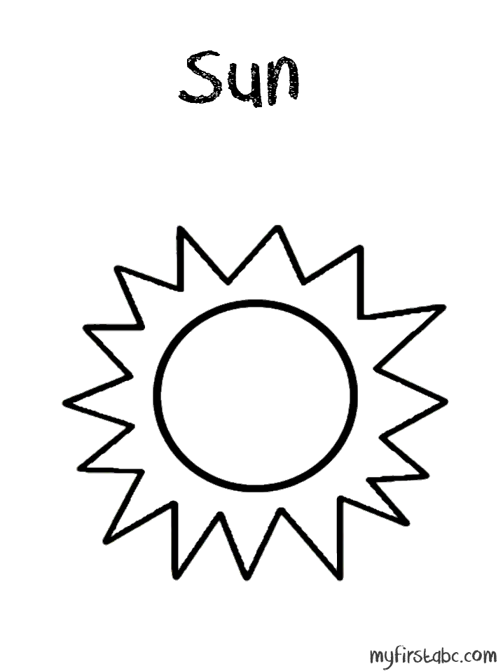 Раскраска: солнце (природа) #157953 - Бесплатные раскраски для печати