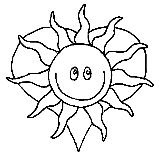 Раскраска: солнце (природа) #157979 - Бесплатные раскраски для печати
