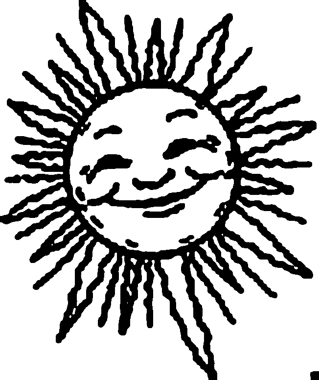 Раскраска: солнце (природа) #158003 - Бесплатные раскраски для печати