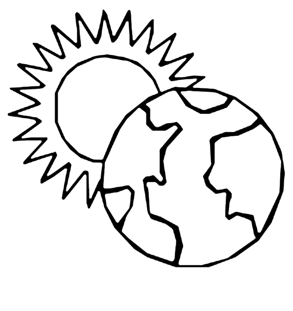Раскраска: солнце (природа) #158133 - Бесплатные раскраски для печати