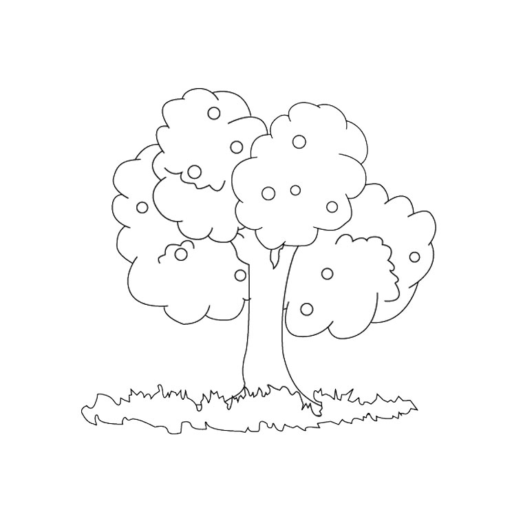 Раскраска: дерево (природа) #154697 - Бесплатные раскраски для печати