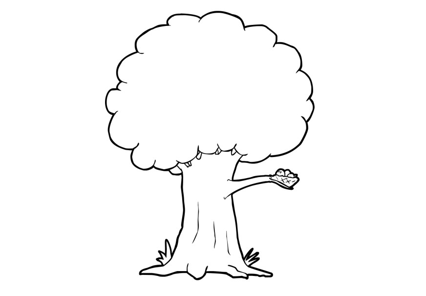 Раскраска: дерево (природа) #154699 - Бесплатные раскраски для печати